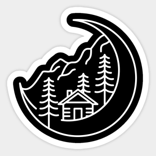 Moon Life Sticker